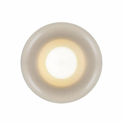 Kuzco Hayden 6-in LED flush mount FM68506-PW producing 525 lumens with 90 CRI lighting