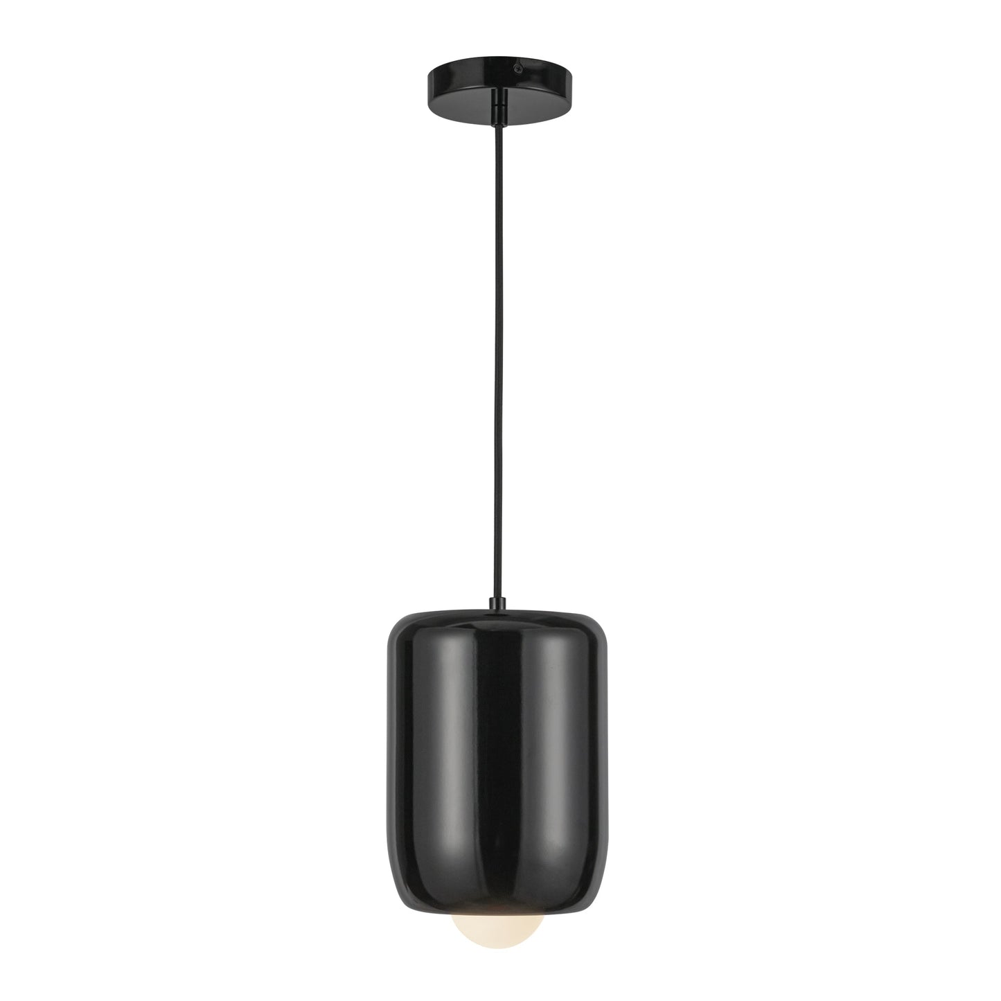 Kuzco Hayden glossy black [universal voltage] pendant PD68507-GBK-UNV