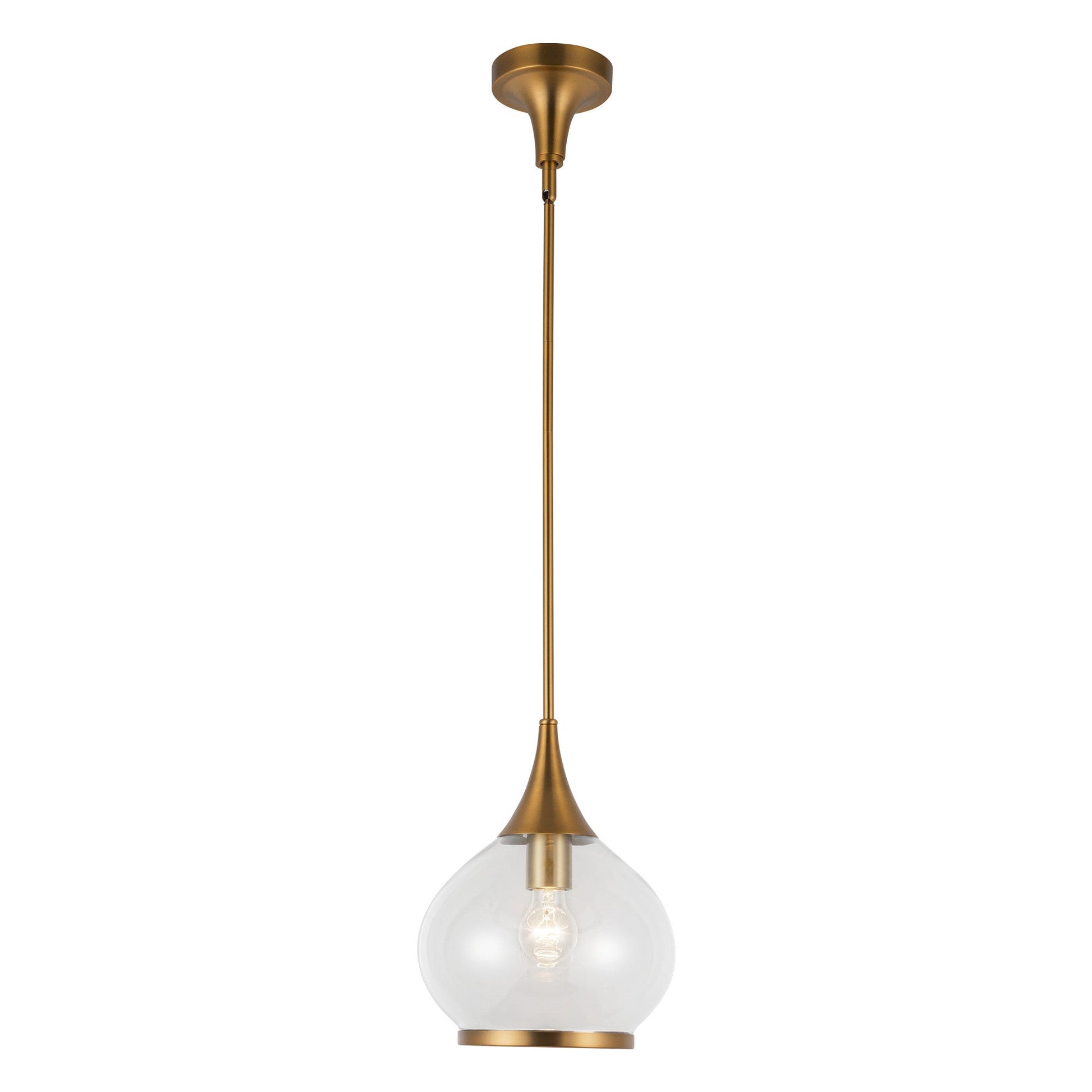Alora Mood Hazel aged gold pendant PD524110AGCL