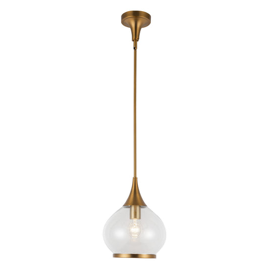 Alora Mood Hazel aged gold pendant PD524110AGCL