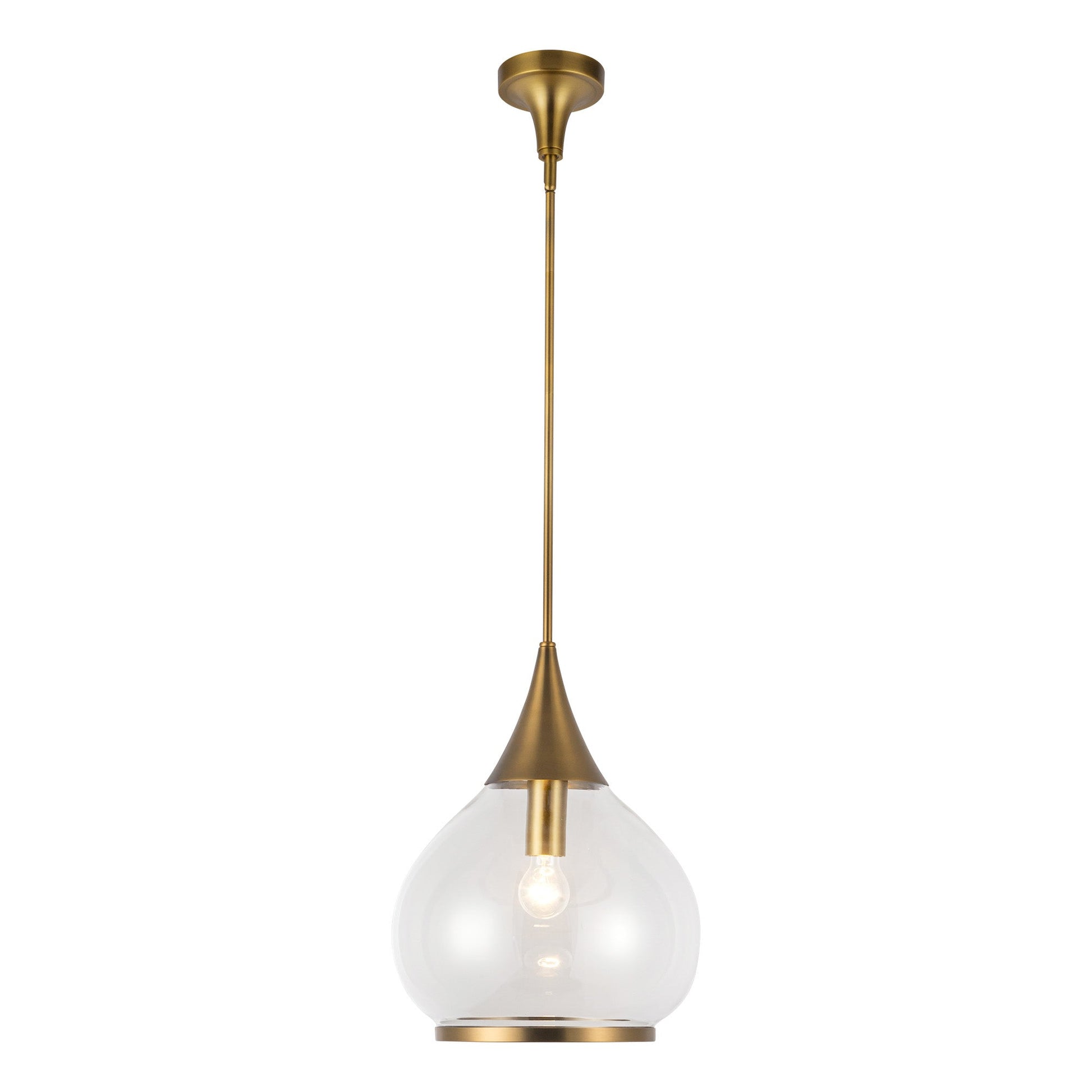 Alora Mood Hazel aged gold pendant PD524214AGCL