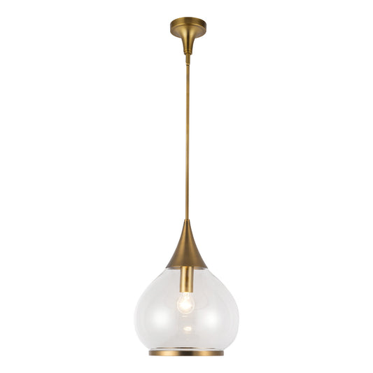 Alora Mood Hazel aged gold pendant PD524214AGCL