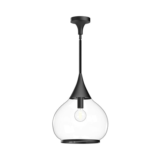 Alora Mood Hazel clear glass pendant PD524214MBCL