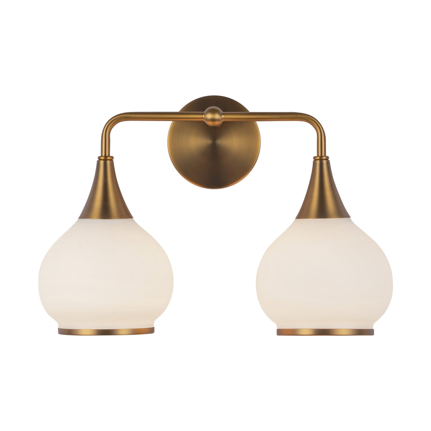 Alora Mood Hazel aged gold vanity light VL524217AGOP