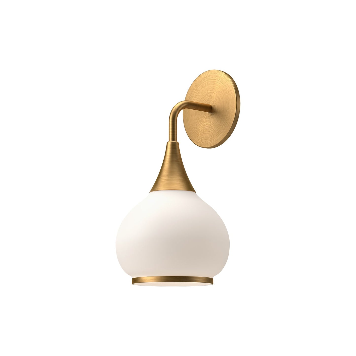 Alora Mood Hazel aged gold vanity light WV524006AGOP