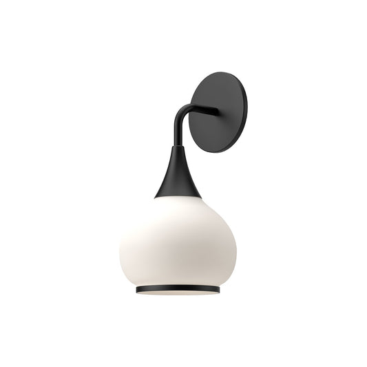 Alora Mood Hazel matte black vanity light WV524006MBOP