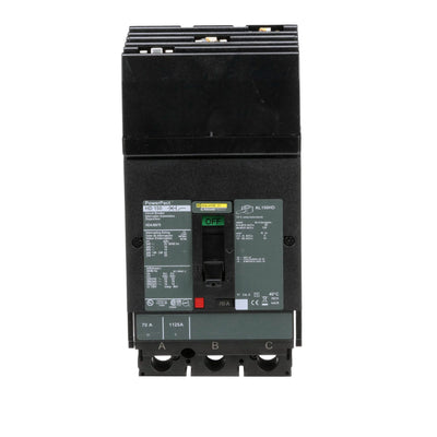 Square D 70A 600V 3 Pole I-Line Thermal Magnetic Circuit Breaker PowerPact H