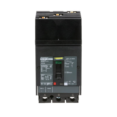 Square D 100A 600V 3 Pole I-Line Thermal Magnetic Circuit Breaker PowerPact H