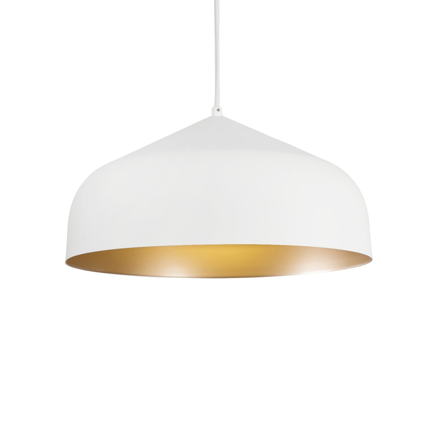 Kuzco Helena white pendant 49117-WH/GD