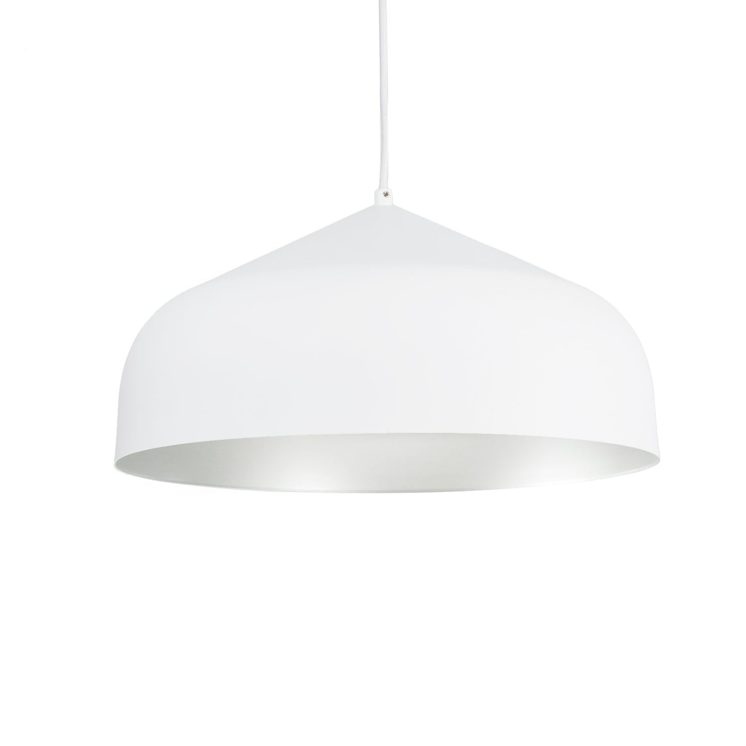 Kuzco Helena white pendant 49117-WH/SV