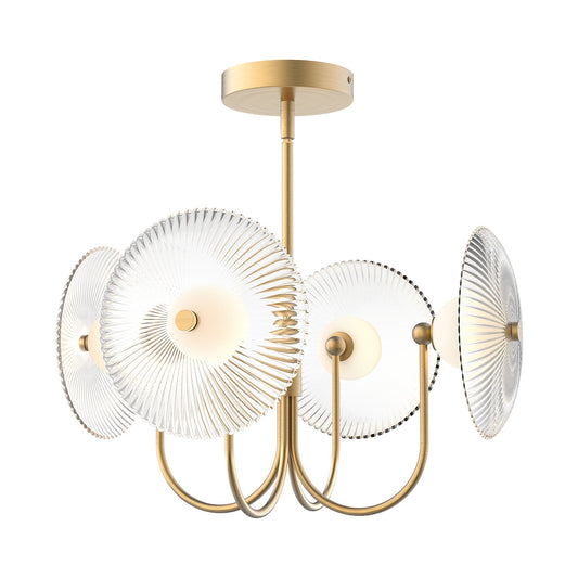 Alora Mood Hera brushed gold pendant PD417904BGCR-UNV