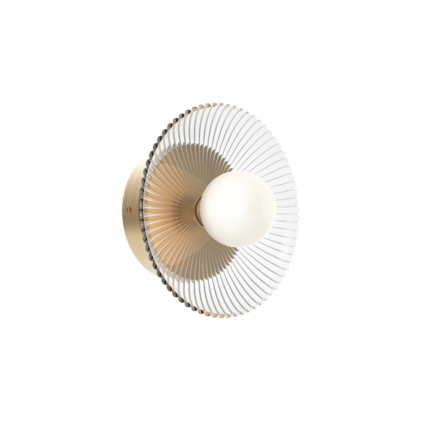 Alora Mood Hera brushed gold vanity light WV417510BGCR-UNV