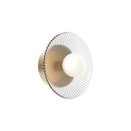 Alora Mood Hera brushed gold vanity light WV417510BGCR-UNV