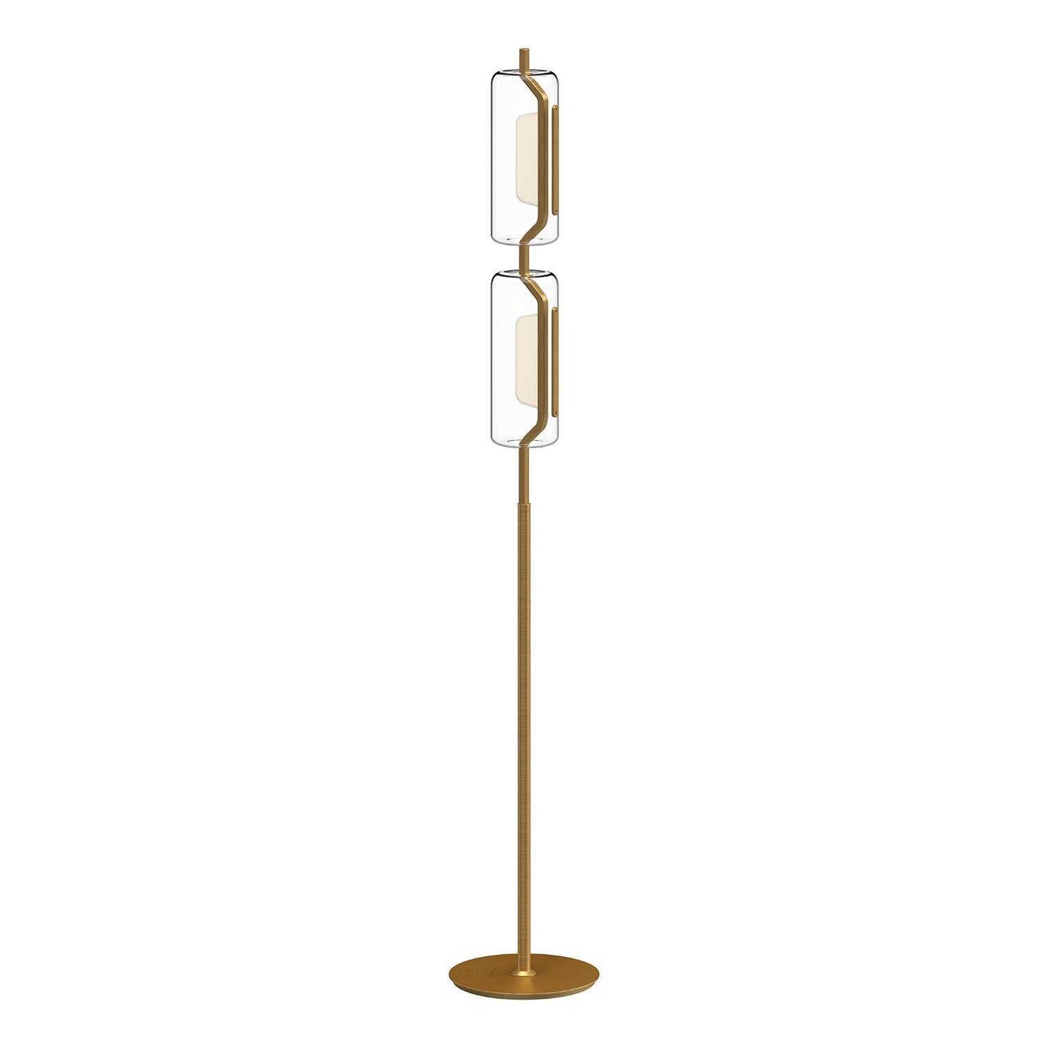 Kuzco Hilo brushed gold floor lamp FL28563-BG