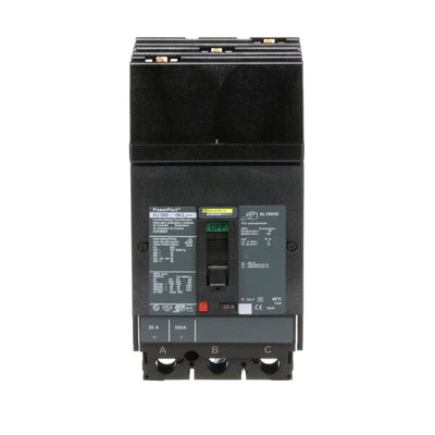 Schneider Electric (Square D) 3-Pole 20 A 600 V AC I-Line Circuit Breaker, PowerPact HJA