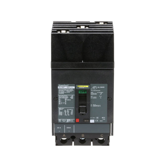 Schneider Electric (Square D) 3-Pole 30 A 600 V AC I-Line Circuit Breaker, PowerPact HJA