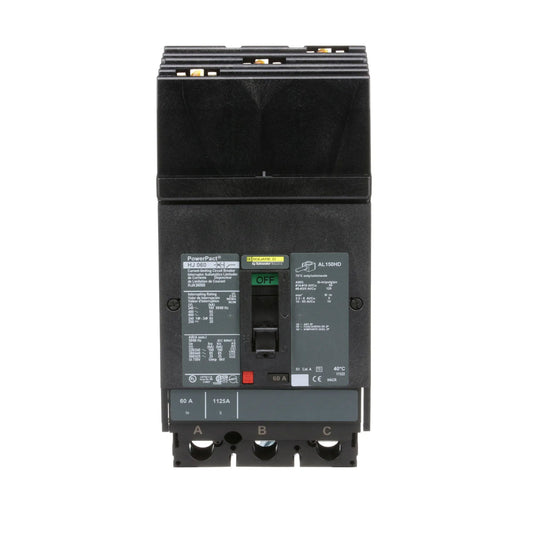 Schneider Electric (Square D) 3-Pole 60 A 600 V AC I-Line Circuit Breaker, PowerPact HJA