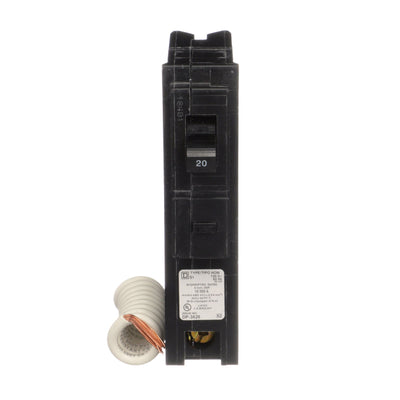Square D 20A 120VAC 1 Pole Molded Case Circuit Breaker Plug-In Mounting
