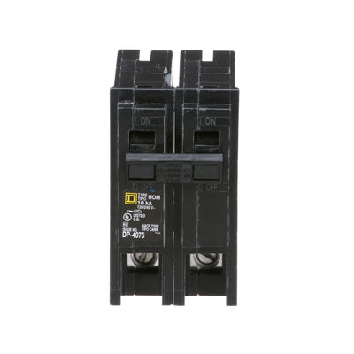 Square D 110A 2-Pole 120/240V Molded Case Circuit Breaker Homeline