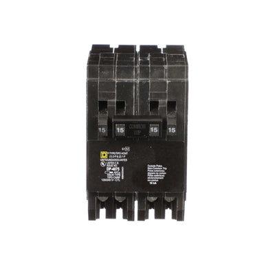 Square D 15 Amp 240 Volt 4 Pole Homeline Circuit Breaker