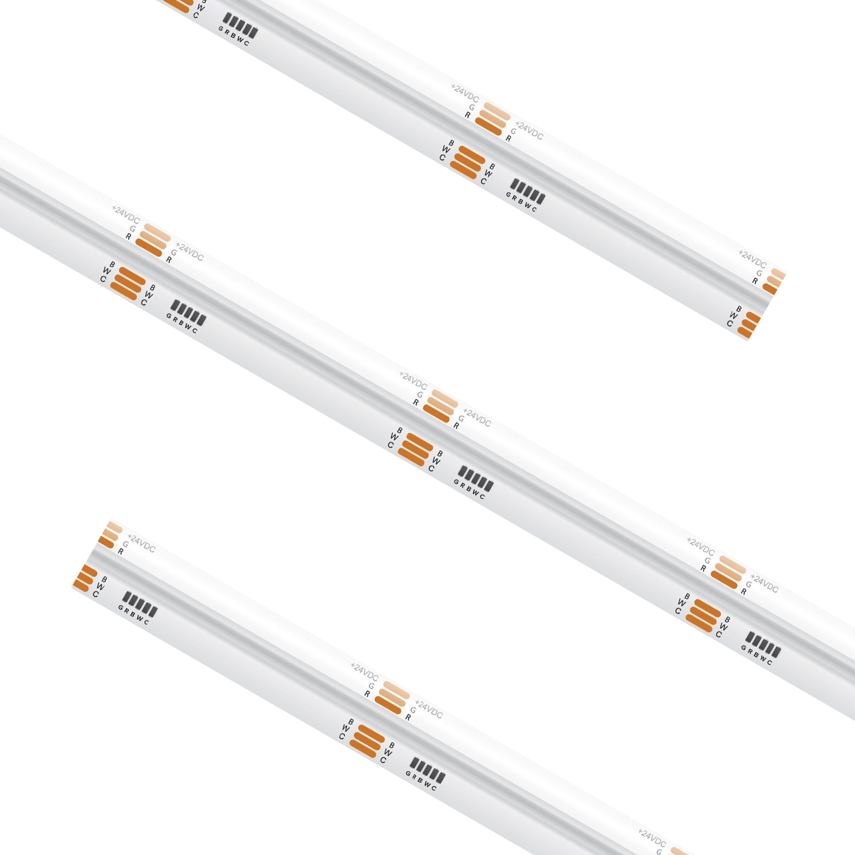 High Output COB Tape Light IP54 RGBTW - American Lighting HTL-COB-RGBTW