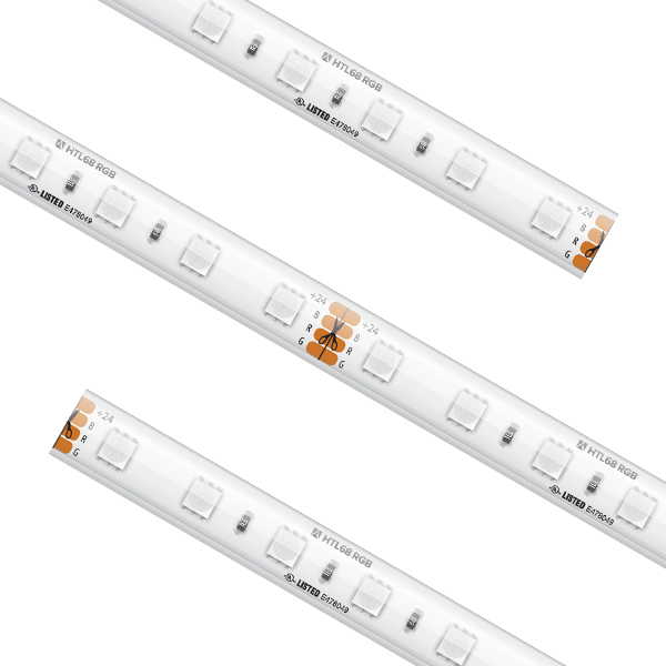 High Output Tape Light IP68 RGB 16.4Ft - American Lighting HTL68-RGB