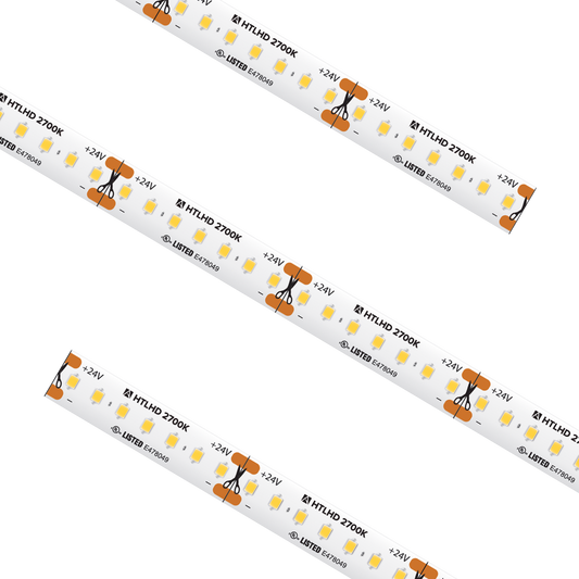 High Output High Density Tape Light IP54 2700K 27Ft - American Lighting HTLHD-UWW-27