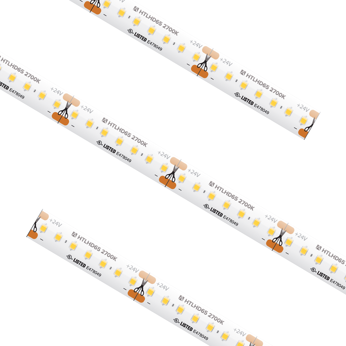 High Output High Density Tape Light IP65 2700K 16.4Ft - American Lighting HTLHD65-UWW-16