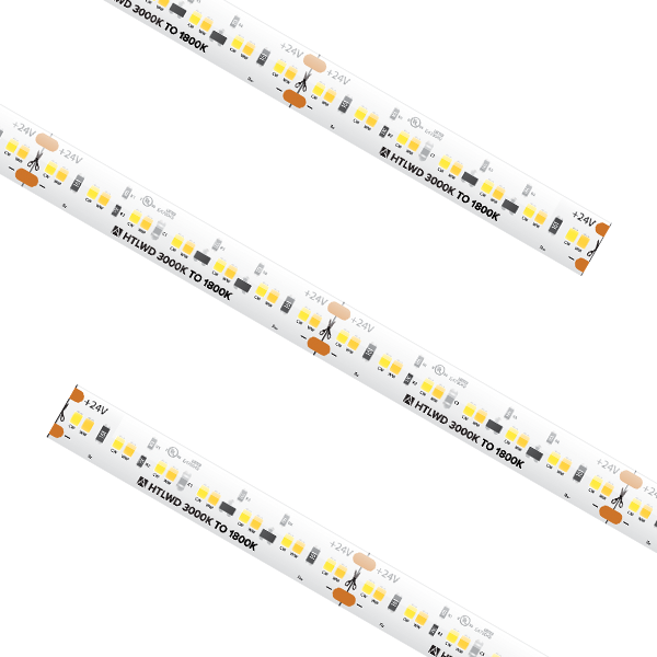 High Output Tape Light IP54 Dim to Warm 16.4Ft - American Lighting HTLWD-3018-16