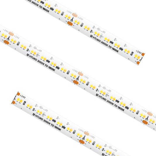 High Output Tape Light IP54 Dim to Warm 16.4Ft - American Lighting HTLWD-3018-16