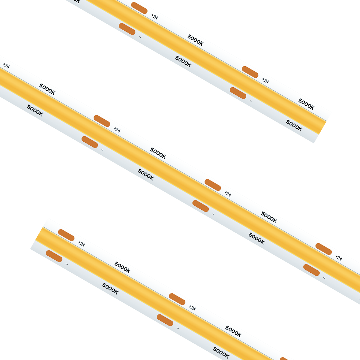 High Output 10M Max Run COB Tape Light, 49.2ft Reel 5000K - American Lighting HTMR-COB-CW-49