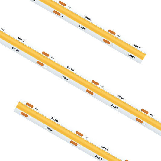 High Output 10M Max Run COB Tape Light, 49.2ft Reel 5000K - American Lighting HTMR-COB-CW-49