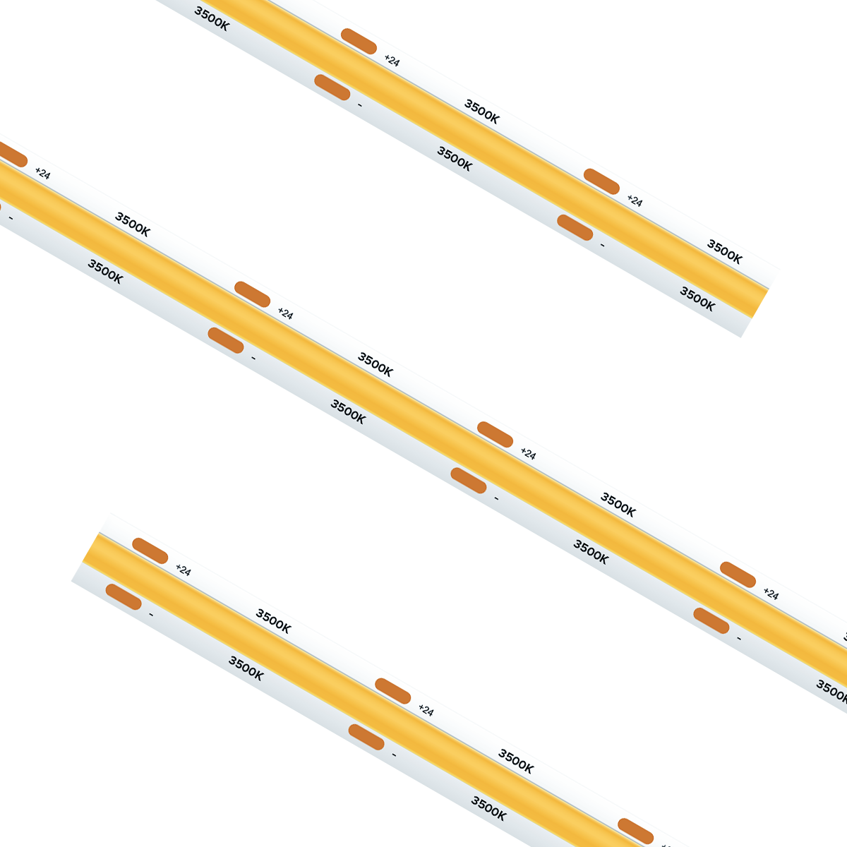 High Output 10M Max Run COB Tape Light, 49.2ft Reel 3000K - American Lighting HTMR-COB-WW-49