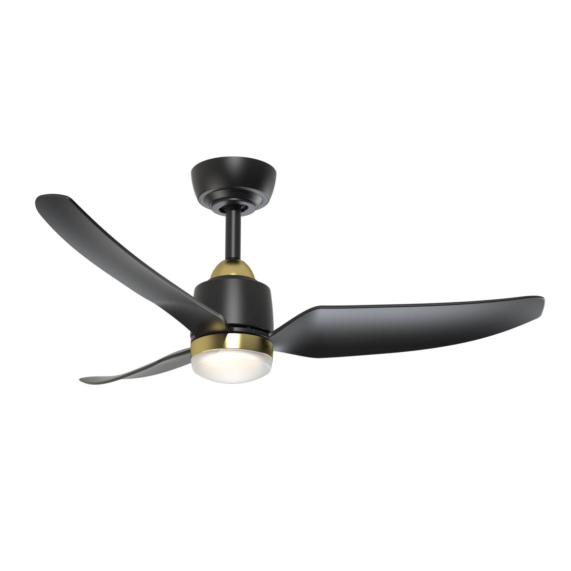 Kuzco Hugo brushed gold ceiling fan CF72942-BG/MB-5CCT