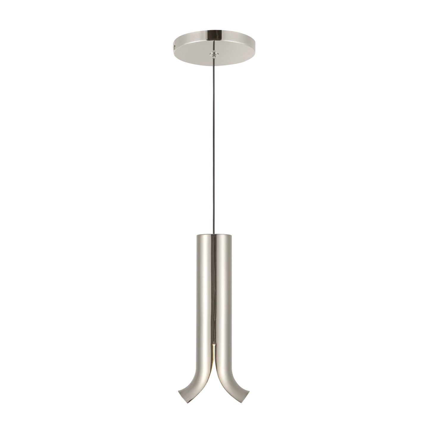 Kuzco Husk polished nickel pendant PD89709-PN