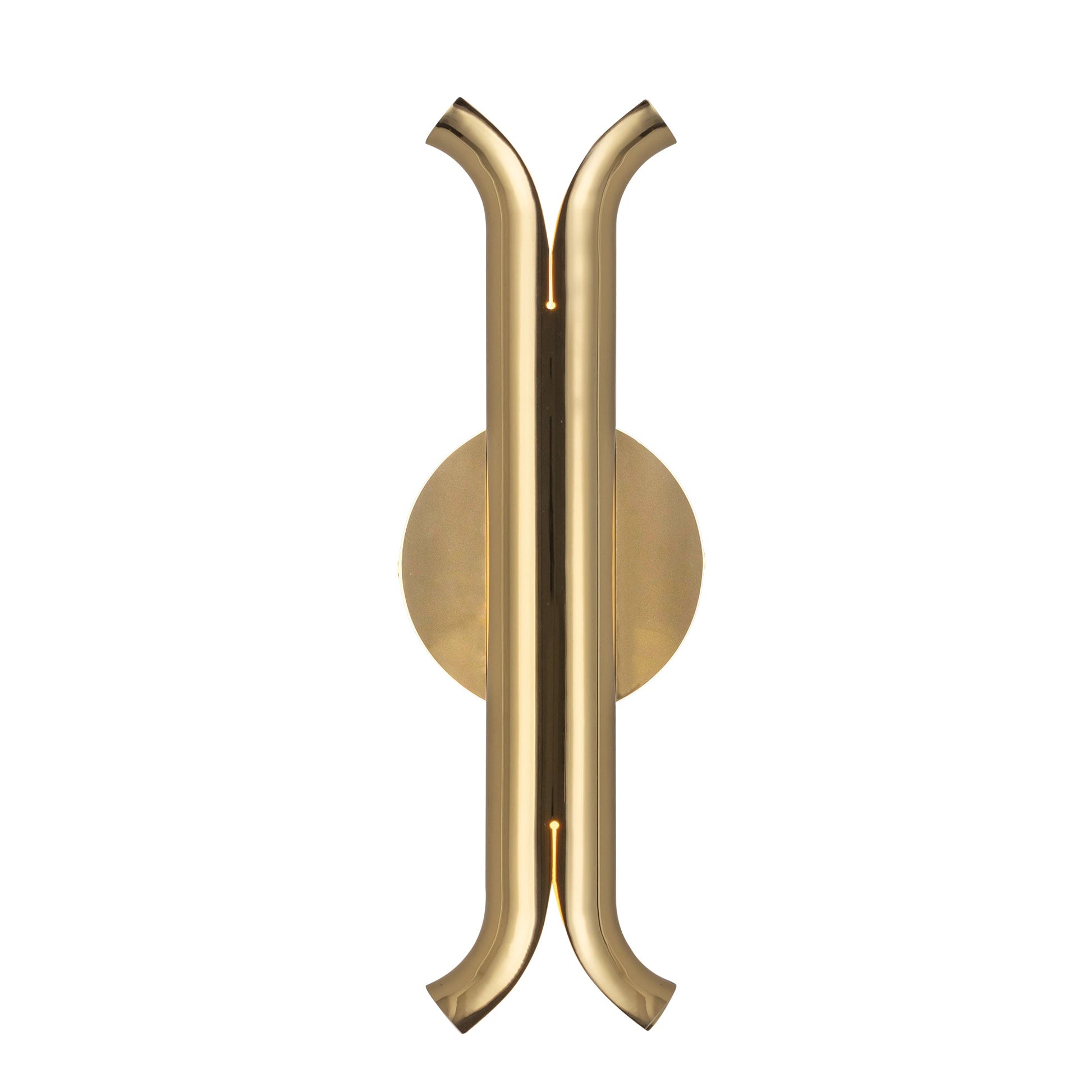 Kuzco Husk metallic brass wall sconce WS89714-MRB