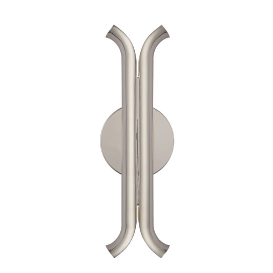 Kuzco Husk polished nickel wall sconce WS89714-PN