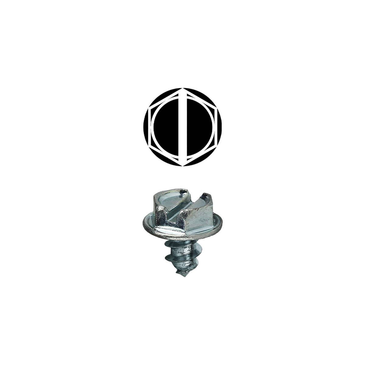 Dottie HWSMS814 Dottie #8 x 1/4 in Slotted Hex Washer Head Sheet Metal Screw HWSMS814