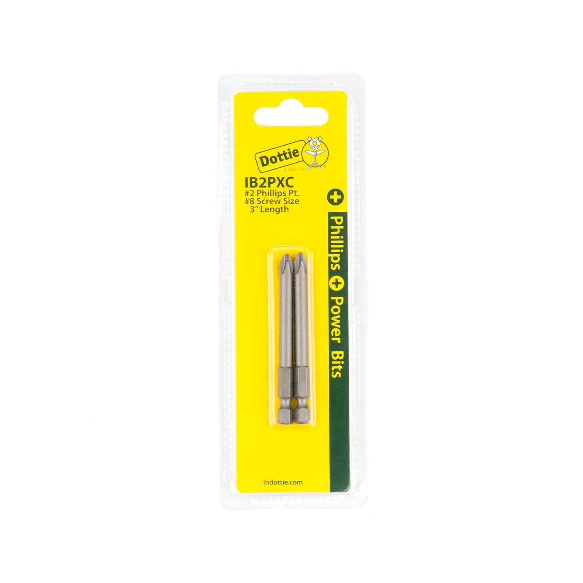 Dottie IB2PXC Dottie #2 x 3 in Phillips Power Bit (Carded) IB2PXC