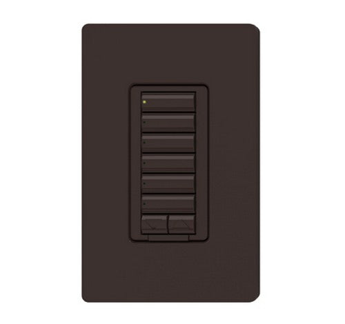 Lutron seeTouch 6-button keypad in Brown