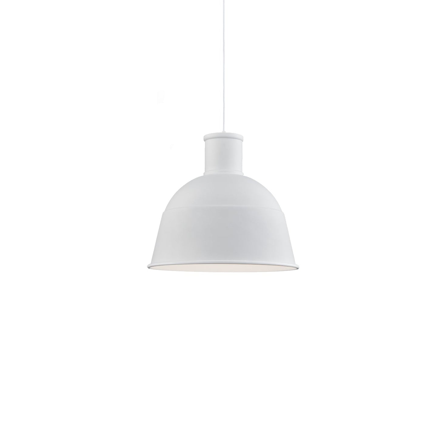 Kuzco Irving white pendant 493516-WH