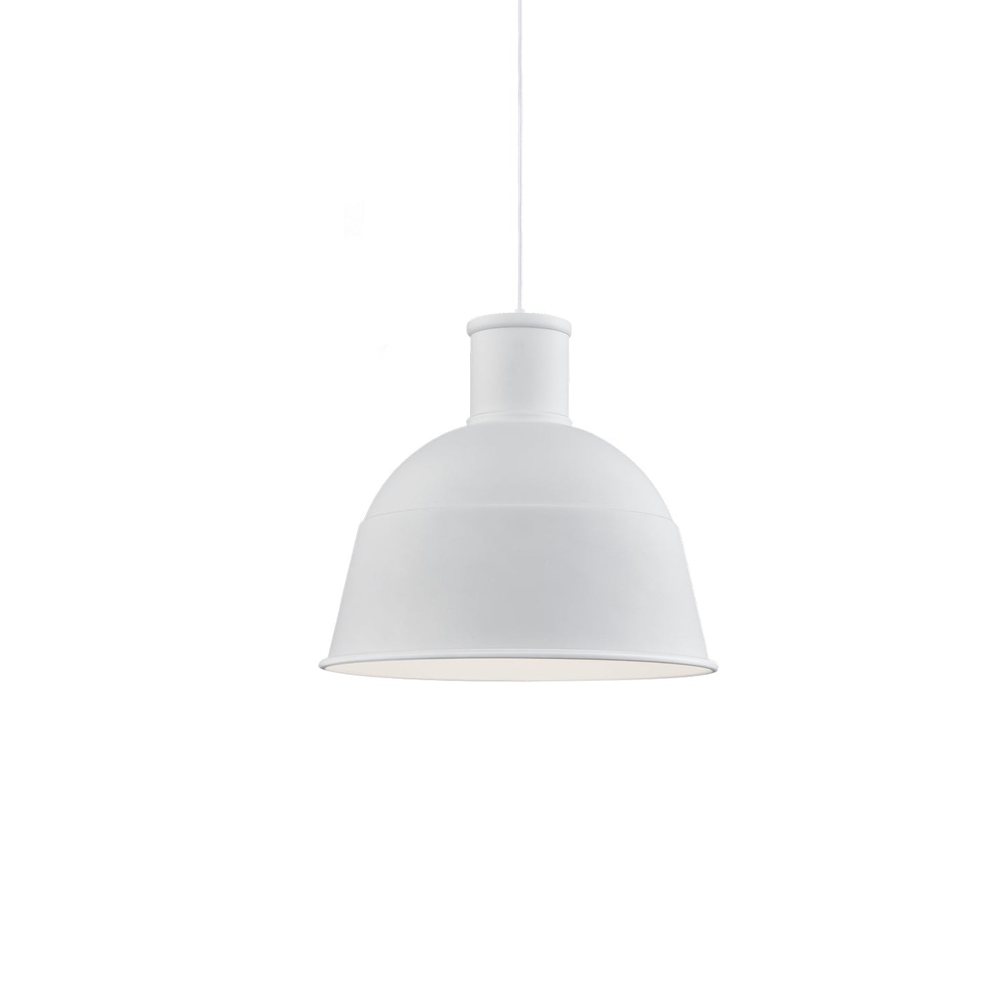 Kuzco Irving white pendant 493522-WH