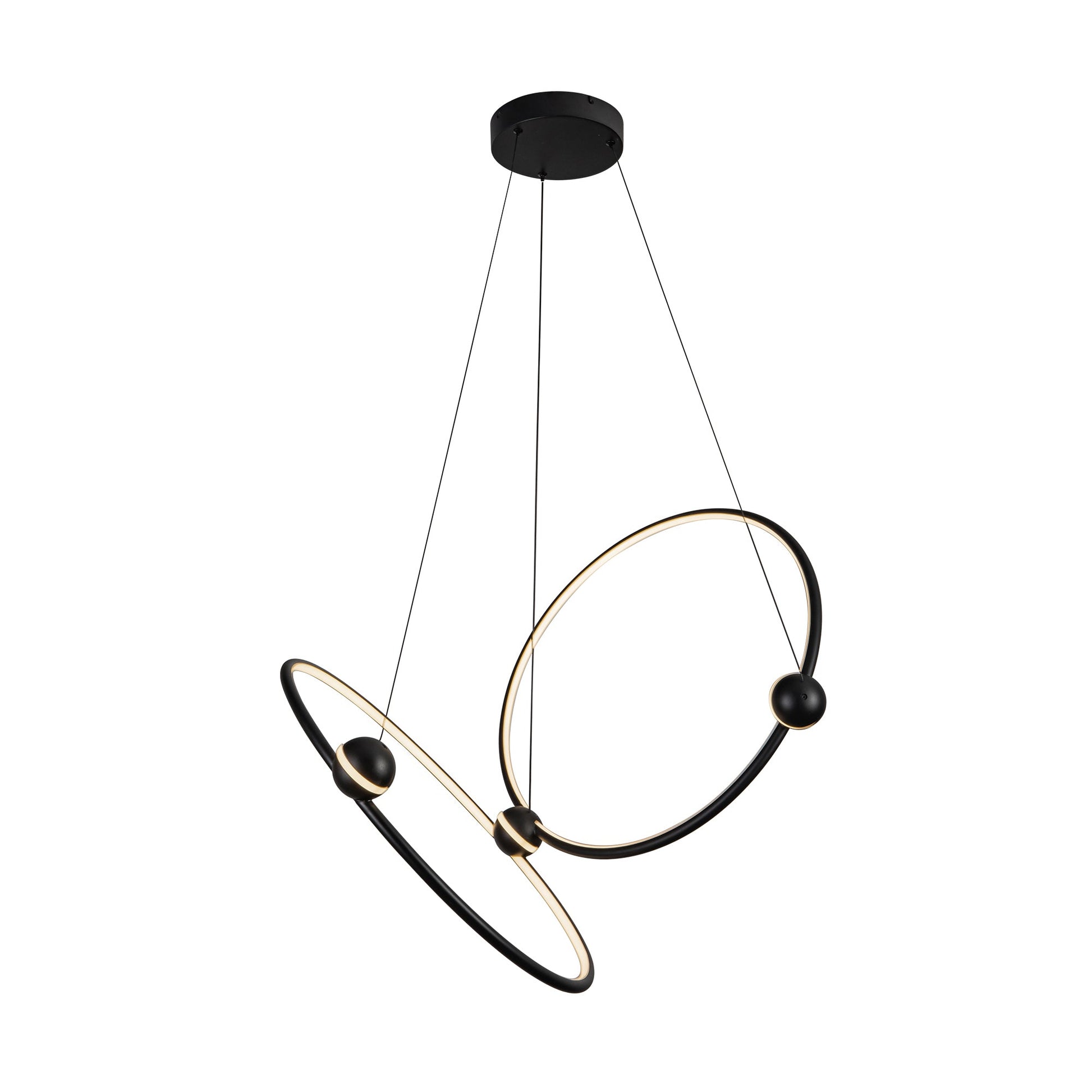 Kuzco Isho black chandelier CH17702-BK