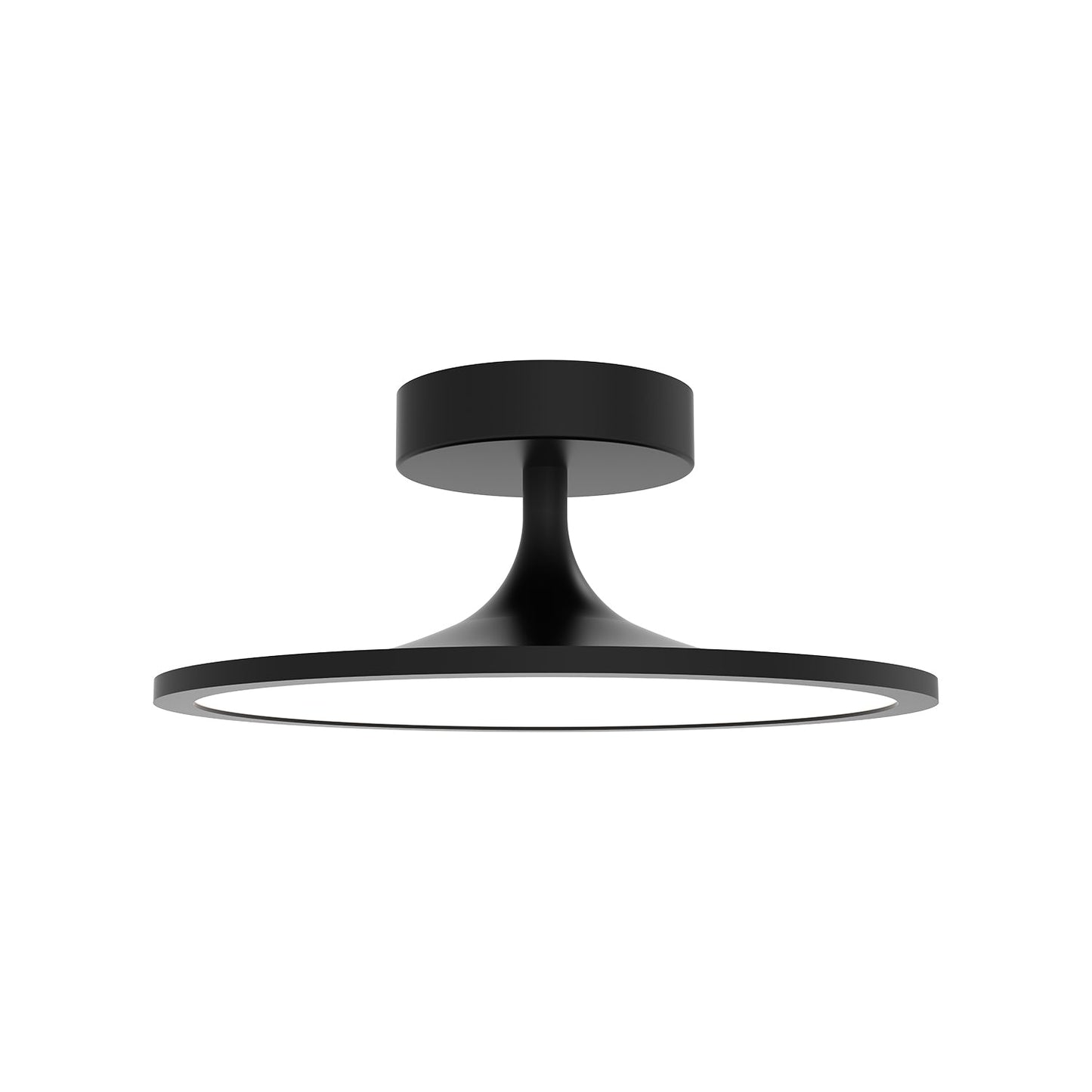 Alora Mood Issa matte black [universal voltage] semi-flush mount SF418012MB-UNV