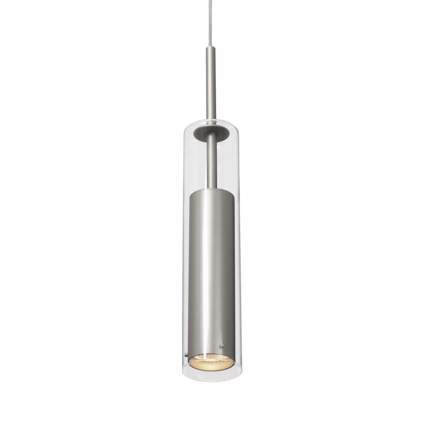 Kuzco Jarvis brushed nickel pendant 41411-BN