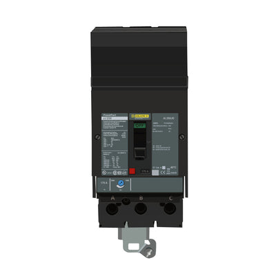 Square D 175A 600VAC 3 Pole PowerPact J Molded Case Circuit Breaker I-Line Plug-On