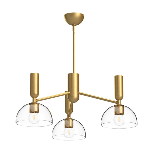 Alora Mood Jude brushed gold chandelier CH563335BGCL
