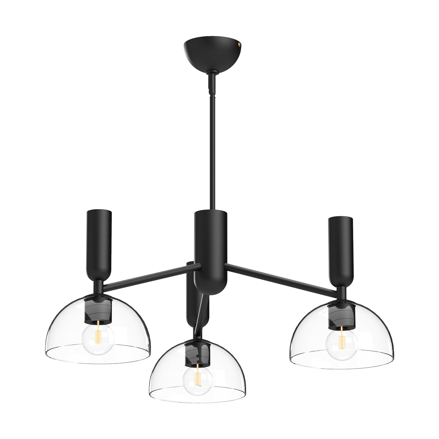 Alora Mood Jude clear glass chandelier CH563335MBCL