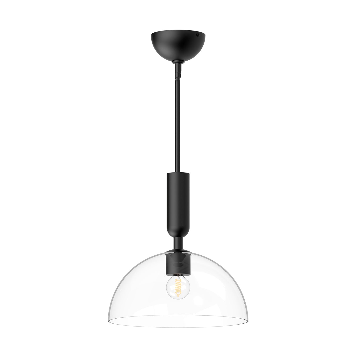 Alora Mood Jude clear glass pendant PD563012MBCL