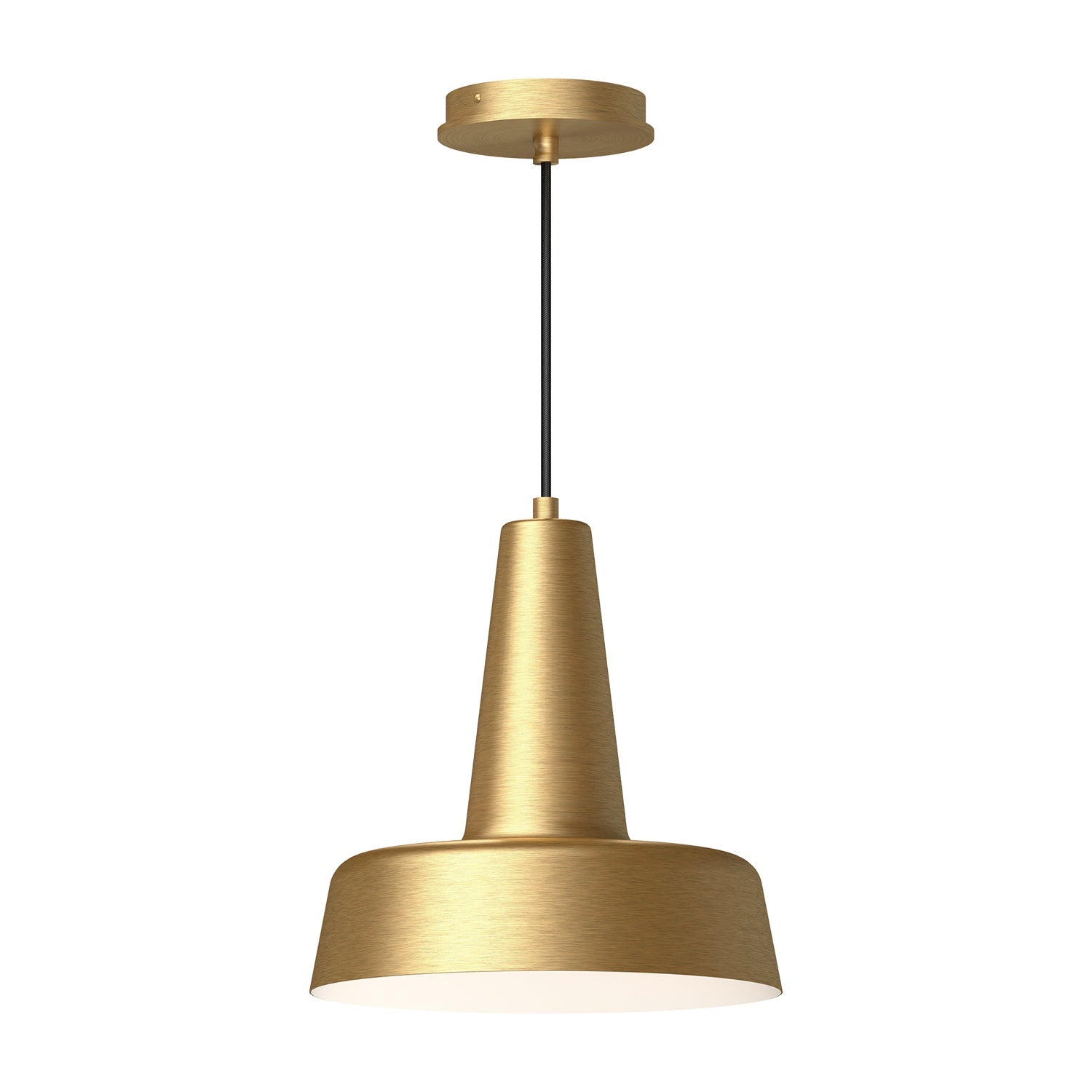 Alora Mood Juliana brushed gold pendant PD527811BG
